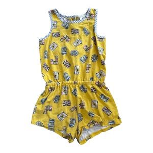 Matilda Jane Yellow Romper with Camera Print
